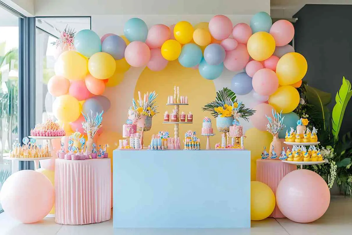 Balloon Pastel Backdrop